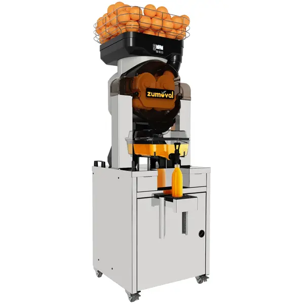 Vruchtenpers + Onderstel | TOP | 28/min (Ø65-80mm) | Dispensertap | Automatische Vulling | 600x650x1760(h)mm