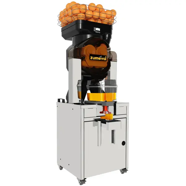 Vruchtenpers + Onderstel | TOP | 28/min (Ø65-80mm) | Dispensertap (Gekoeld) | Automatische Vulling | 600x650x1760(h)mm