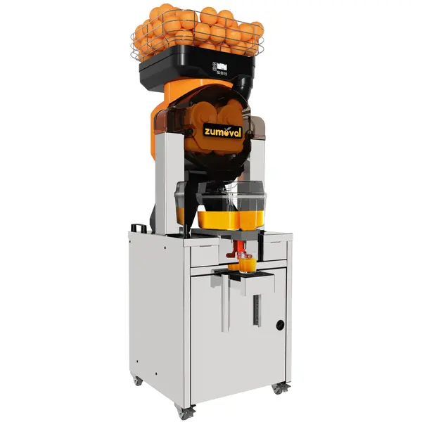 Vruchtenpers + Onderstel | TOP | 28/min (Ø65-80mm) | Dispensertap (Gekoeld) | Automatische Vulling | 600x650x1760(h)mm