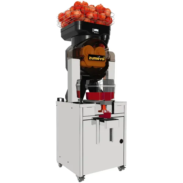Vruchtenpers + Onderstel | BIGTOP | 28/min (Ø75-90mm) | Dispensertap (Gekoeld) | Automatische Vulling | 600x650x1760(h)mm