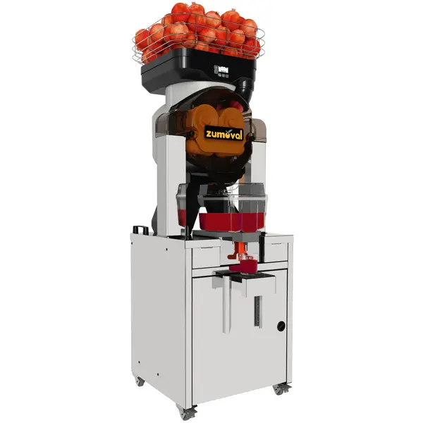 Vruchtenpers + Onderstel | BIGTOP | 28/min (Ø75-90mm) | Dispensertap (Gekoeld) | Automatische Vulling | 600x650x1760(h)mm