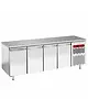 Diamond Bakkerij Vrieswerkbank | PastryLine | 760L | 4 Deuren (EN600x400) | -10°C/-20°C | Geforceerd | Natuurstenen Werkblad | 2550x800x880/900(h)mm 