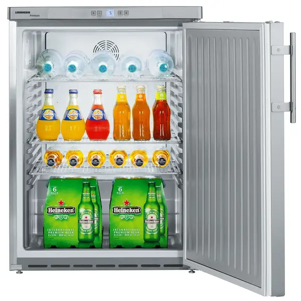 Koelkast | PREMIUM | 160L | RVS | +1°C/+15°C | Geforceerd | Temperatuuralarm | 600x615x830(h)mm