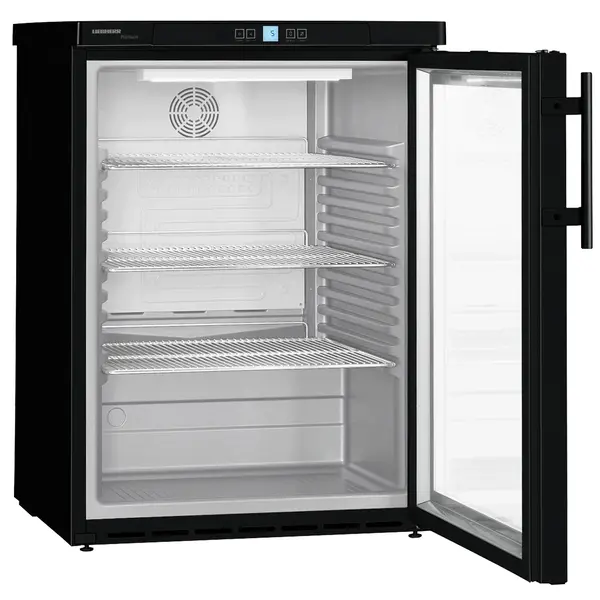 Koelkast | PREMIUM | 160L | Zwart | +1°C/+15°C | Geforceerd | Temperatuuralarm | 600x615x830(h)mm