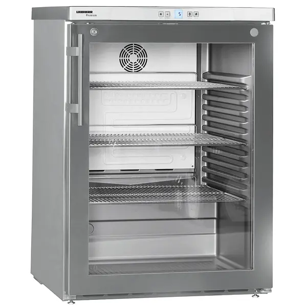 Koelkast | PREMIUM | 160L | RVS | +1°C/+15°C | Geforceerd | Temperatuuralarm | 600x615x830(h)mm