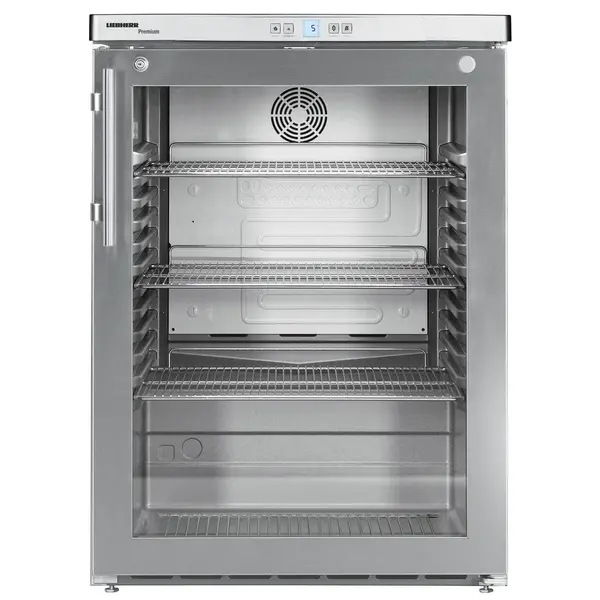 Koelkast | PREMIUM | 160L | RVS | +1°C/+15°C | Geforceerd | Temperatuuralarm | 600x615x830(h)mm