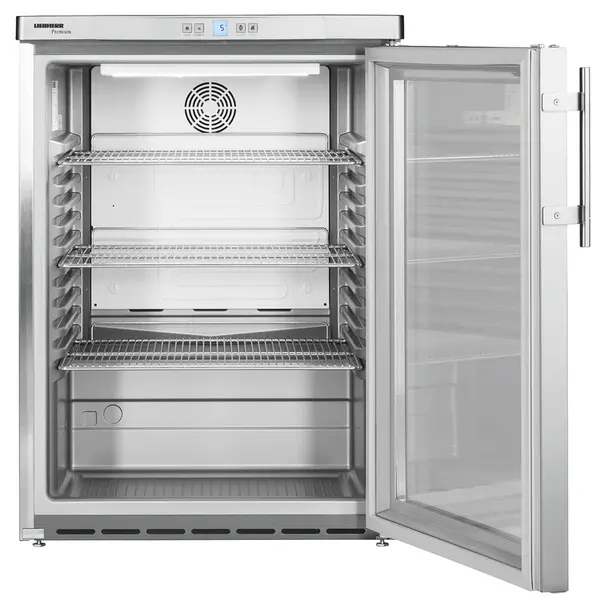Koelkast | PREMIUM | 160L | RVS | +1°C/+15°C | Geforceerd | Temperatuuralarm | 600x615x830(h)mm