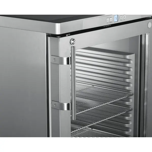 Koelkast | PREMIUM | 160L | RVS | +1°C/+15°C | Geforceerd | Temperatuuralarm | 600x615x830(h)mm