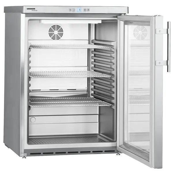 Koelkast | PREMIUM | 160L | RVS | +1°C/+15°C | Geforceerd | Temperatuuralarm | 600x615x830(h)mm