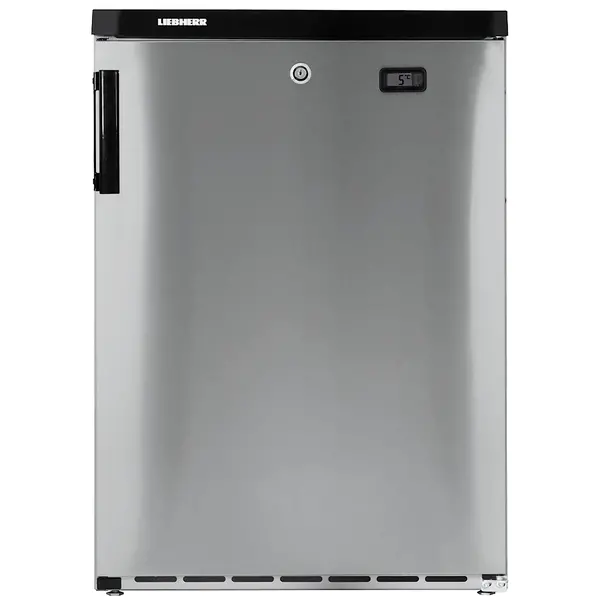 Koelkast | PREMIUM | 180L | RVS/Zwart | +1°C/+15°C | Geforceerd | Bovenblad Afneembaar | 600x600x850(h)mm