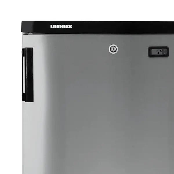 Koelkast | PREMIUM | 180L | RVS/Zwart | +1°C/+15°C | Geforceerd | Bovenblad Afneembaar | 600x600x850(h)mm