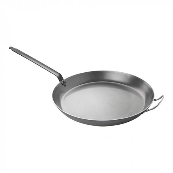 Lyonnaiserpan | Plaatstaal | Steel + Handgreep |  Ø480/500x57(h)mm