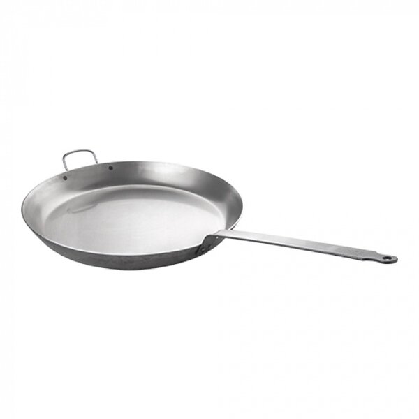 Lyonnaiserpan | Plaatstaal | Steel + Handgreep |  Ø480/500x57(h)mm
