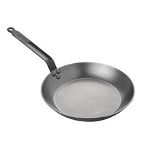 De Buyer Lyonnaiserpan | CARBONE PLUS | Plaatstaal | Div. Warmtebronnen | Ø280x40(h)mm