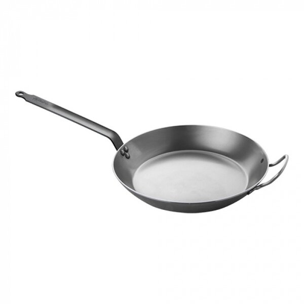 Lyonnaiserpan | Plaatstaal | Geklonken Steel + Handgreep | Ø360x45(h)mm