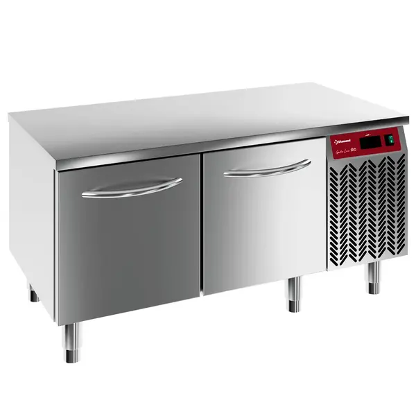 Koelwerkbank | GASTRO LINE | Laag Model | 200L | 2 Laden (GN) | -2°C/+8°C | Geforceerd | 1200x600x570/610(h)mm