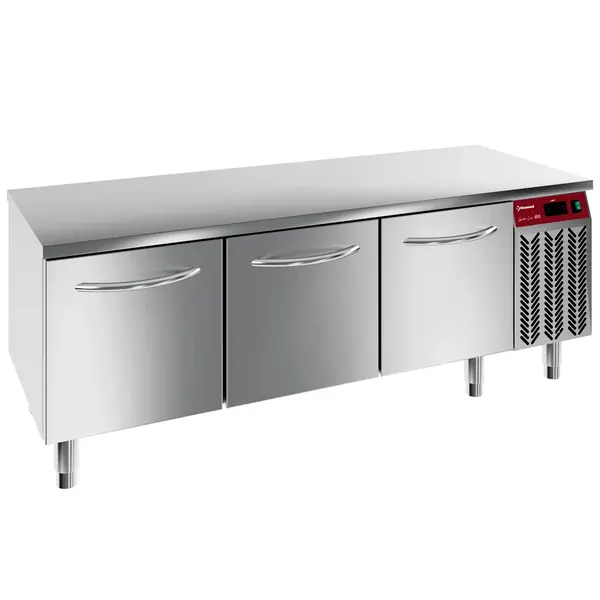 Koelwerkbank | GastroLine | Laag Model | 300L | 3 Laden (GN) | -2°C/+8°C | Geforceerd | 1600x600x570/610(h)mm