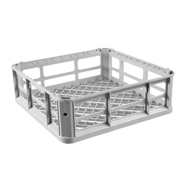 Glazenspoelmachine | Mand 400x400 | Afvoerpomp | Naglanspomp | 230V | 472x566x705(h)mm