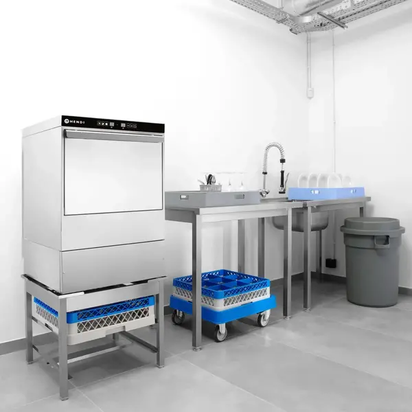 Horeca Vaatwasser | Mand 500x500 | Afvoerpomp | Zeeppomp | Naglanspomp | 400V | 576x645x837(h)mm