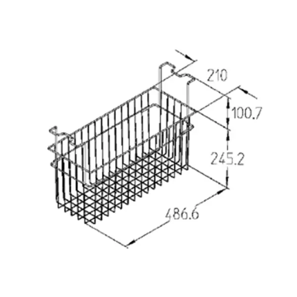 Draadmand | Liebherr Koelkisten | Wit | 210mm
