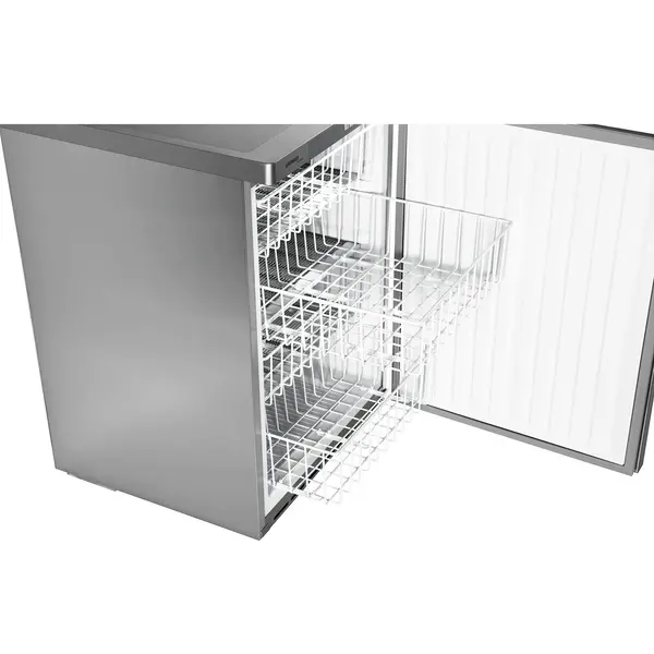 Vrieskast | PREMIUM | 143L | RVS | -9°C/-26°C | Statisch | Temperatuuralarm | Incl. 4 Manden | 600x615x830(h)mm