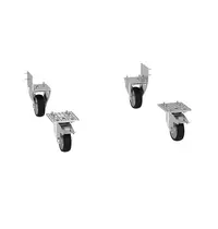 Liebherr Wielenset | Liebherr PERFECTION/PERFORMANCE | 4 Wielen (2 Geremd) | Ø100mm 