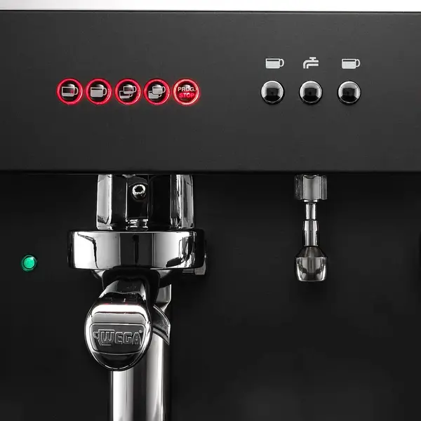 Espressomachine | PEGASO | Zwart | 2 Groepen | Digitaal | 3.7kW (400V) | Incl. Ontharder + Baristakit | 740x555x515(h)mm
