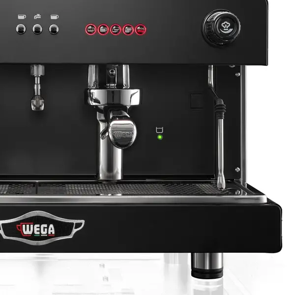 Espressomachine | PEGASO | Zwart | 2 Groepen | Digitaal | 3.7kW (400V) | Incl. Ontharder + Baristakit | 740x555x515(h)mm