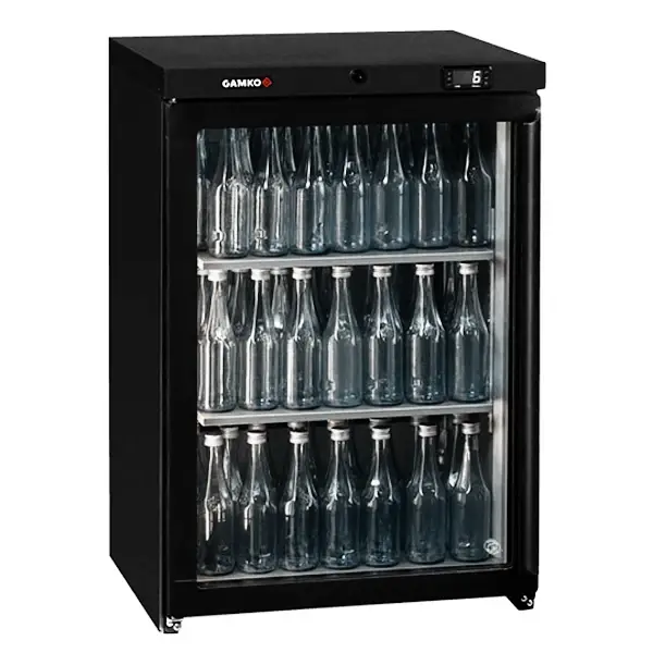 Barkoelkast | MAXIGLASS | 140L | Antracietgrijs | +2°C/+18°C | Geforceerd | Scharnier Links | 600x576x840/850(h)mm