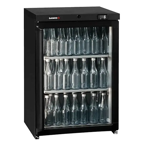 Barkoelkast | MAXIGLASS | 150L | Antracietgrijs | +2°C/+18°C | Geforceerd | 600x576x900/910(h)mm