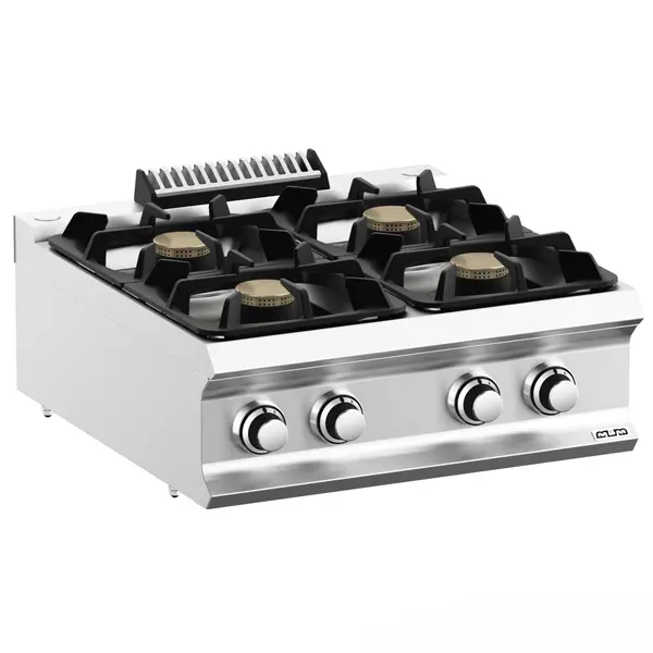 Fornuis | DOMINA PRO 700 | Gas | 4 Branders (4x 5.5kW) | Waakvlam | 700x730x250(h)mm