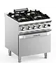 MBM Italy Fornuis + Oven | DOMINA PRO 700 | Gas | 4 Branders (4x 5.5kW) + 2/1 GN Oven (6kW) | Waakvlam/Piëzo | 700x730x850(h)mm 