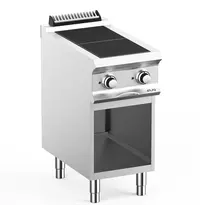 MBM Italy Fornuis | DOMINA PRO 700 | Elektrisch | 2 Kookpunten (300x300) | 5kW (400V) | Open Onderkast | 400x730x850(h)mm