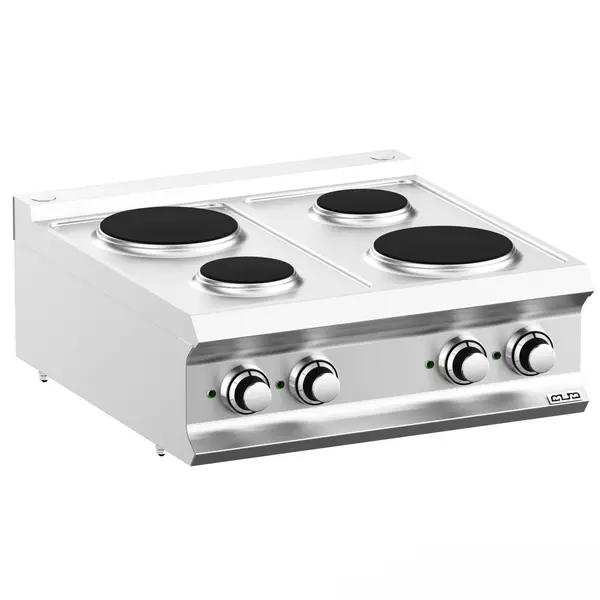 Fornuis | DOMINA PRO 700 | Elektrisch | 4 Kookpunten (Ø145/200) | 8.2kW (400V) | 700x730x250(h)mm