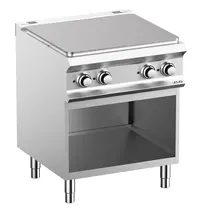 MBM Italy Doorkookplaat | DOMINA PRO 700 | Elektrisch | 4 Zones | 9kW (400V) | Open Onderkast | 700x730x850(h)mm