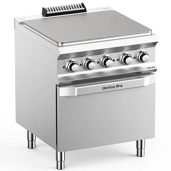 Doorkookplaat  + Oven | DOMINA PRO 700 | Elektrisch | 4 Zones + 2/1 GN Oven | 14.3kW (400V) | 700x730x850(h)mm