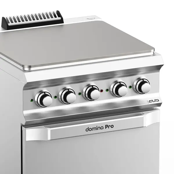 Doorkookplaat  + Oven | DOMINA PRO 700 | Elektrisch | 4 Zones + 2/1 GN Oven | 14.3kW (400V) | 700x730x850(h)mm
