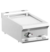 MBM Italy Bak-/Grillplaat | DOMINA PRO 700 | Elektrisch | Glad Oppervlak 330x540 (Verchroomd) | 5kW (400V) | 400x730x250(h)mm 