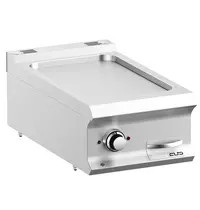 MBM Italy Bak-/Grillplaat | DOMINA PRO 700 | Elektrisch | Glad Oppervlak 330x540 (RVS) | 5kW (400V) | 400x730x250(h)mm