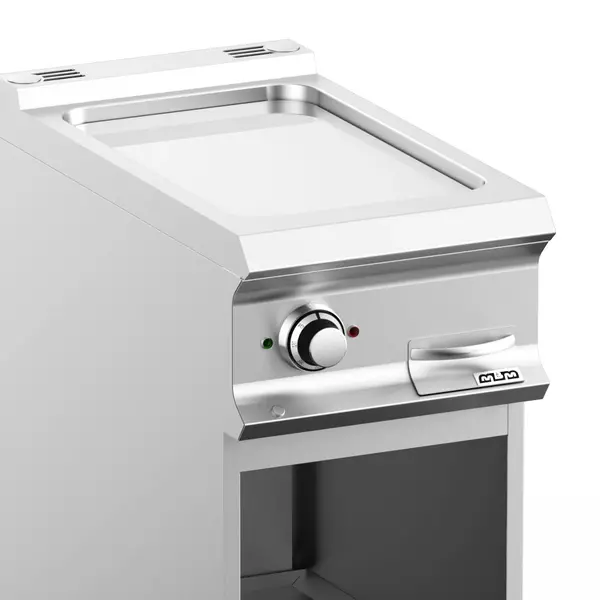 Bak-/Grillplaat | DOMINA PRO 700 | Elektrisch | Glad Oppervlak 330x540 (Verchroomd) | 5kW (400V) | Open Onderkast | 400x730x850(h)mm