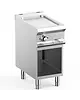 MBM Bak-/Grillplaat | DOMINA PRO 700 | Elektrisch | Gegroefd Oppervlak 330x540 (RVS) | 5kW (400V) | Open Onderkast | 400x730x850(h)mm 
