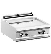 MBM Bak-/Grillplaat | DOMINA PRO 700 | Gas | Glad Oppervlak 630x540 (Verchroomd) | 14kW | Piëzo Ontsteking | 700x730x250(h)mm