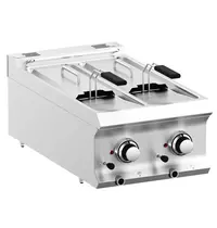 MBM Italy Friteuse | DOMINA PRO 700 | Elektrisch | 7+7L | 100°C/190°C | 10.5kW (400V) | Aftapkranen | 400x730x250(h)mm 