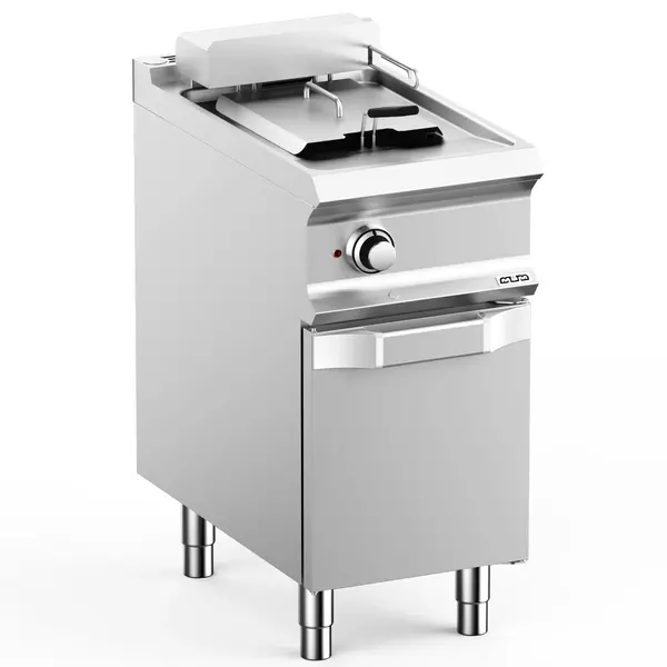 Friteuse | DOMINA PRO 700 | Elektrisch | 12L | 100°C/190°C | 9kW (400V) | Aftapkraan | 400x730x850(h)mm