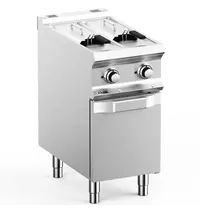 MBM Italy Friteuse | DOMINA PRO 700 | Elektrisch | 7+7L | 100°C/190°C | 10.5kW (400V) | Aftapkranen | 400x730x850(h)mm