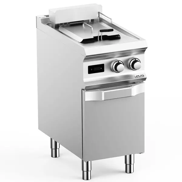 Friteuse | DOMINA PRO 700 | Elektrisch | 12L | 100°C/190°C | 9kW (400V) | Aftapkraan | Digitaal | 400x730x850(h)mm