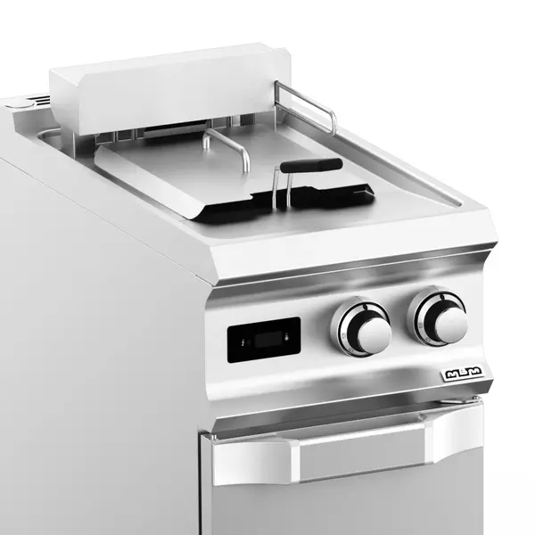 Friteuse | DOMINA PRO 700 | Elektrisch | 12L | 100°C/190°C | 9kW (400V) | Aftapkraan | Digitaal | 400x730x850(h)mm