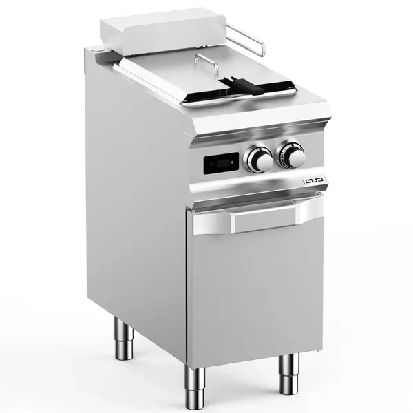 Friteuse | DOMINA PRO 700 | Elektrisch | 15L | 100°C/190°C | 15kW (400V) | Aftapkraan | Digitaal | 400x730x850(h)mm