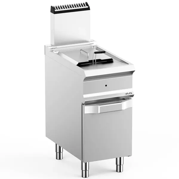 Friteuse | DOMINA PRO 700 | Gas | 14L | 90°C/190°C | 12.5kW | Aftapkraan | Piëzo Ontsteking | 400x730x850/1180(h)mm