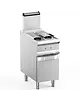 MBM Italy Friteuse | DOMINA PRO 700 | Gas | 7+7L | 90°C/190°C | 12.5kW | Aftapkranen | Piëzo Ontsteking | 400x730x850/1180(h)mm 